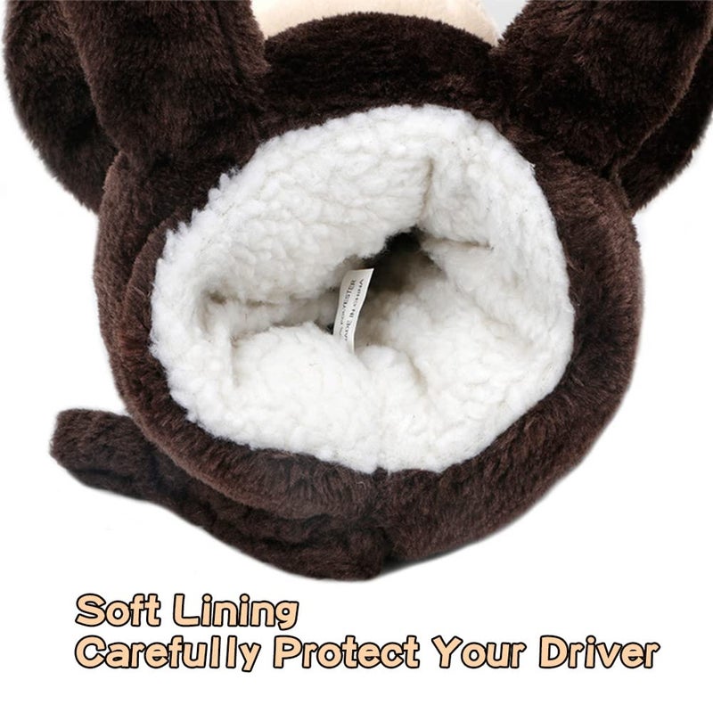 MAZEL Monkey Golf Club Head Cover for 460CC Driver,Woods (Brown) - Image 3